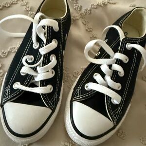 Converse Kids Black and White Sneakers